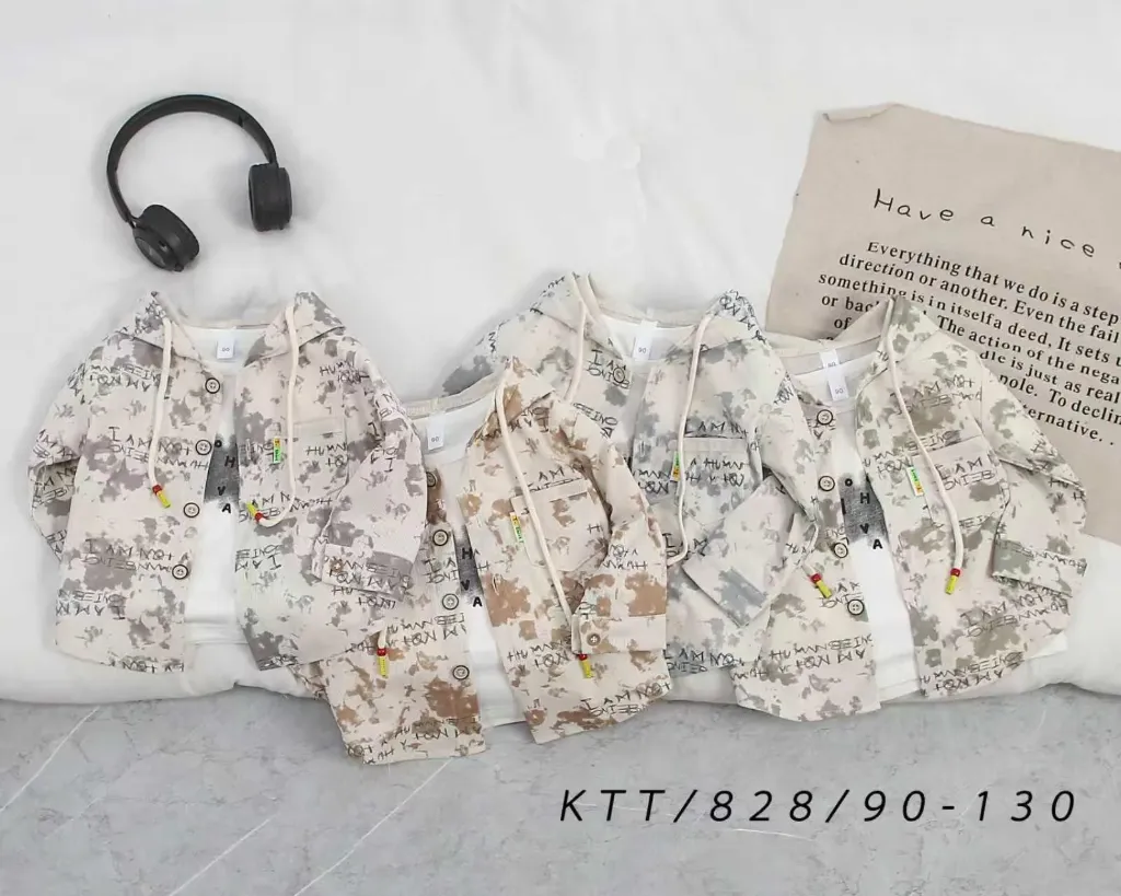 满印墨染IAM连帽开衫