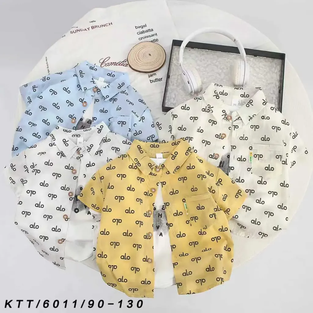 满印alo短袖衬衫