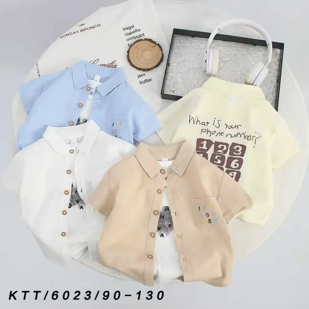 口袋1-9短袖衬衫