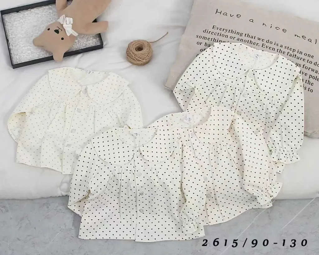 满印小爱心衬衫