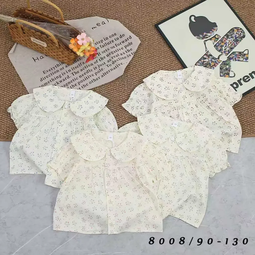 满印碎花点衬衫