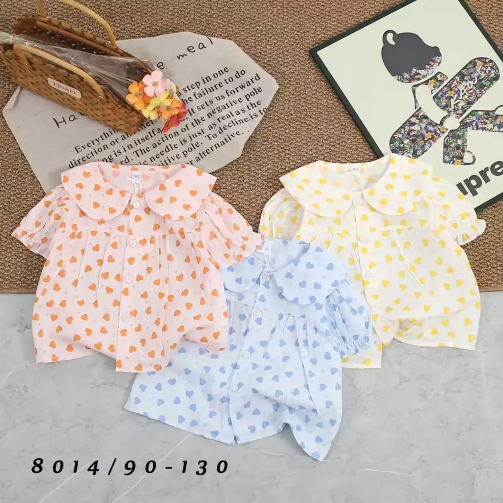 满印爱心小星星衬衫