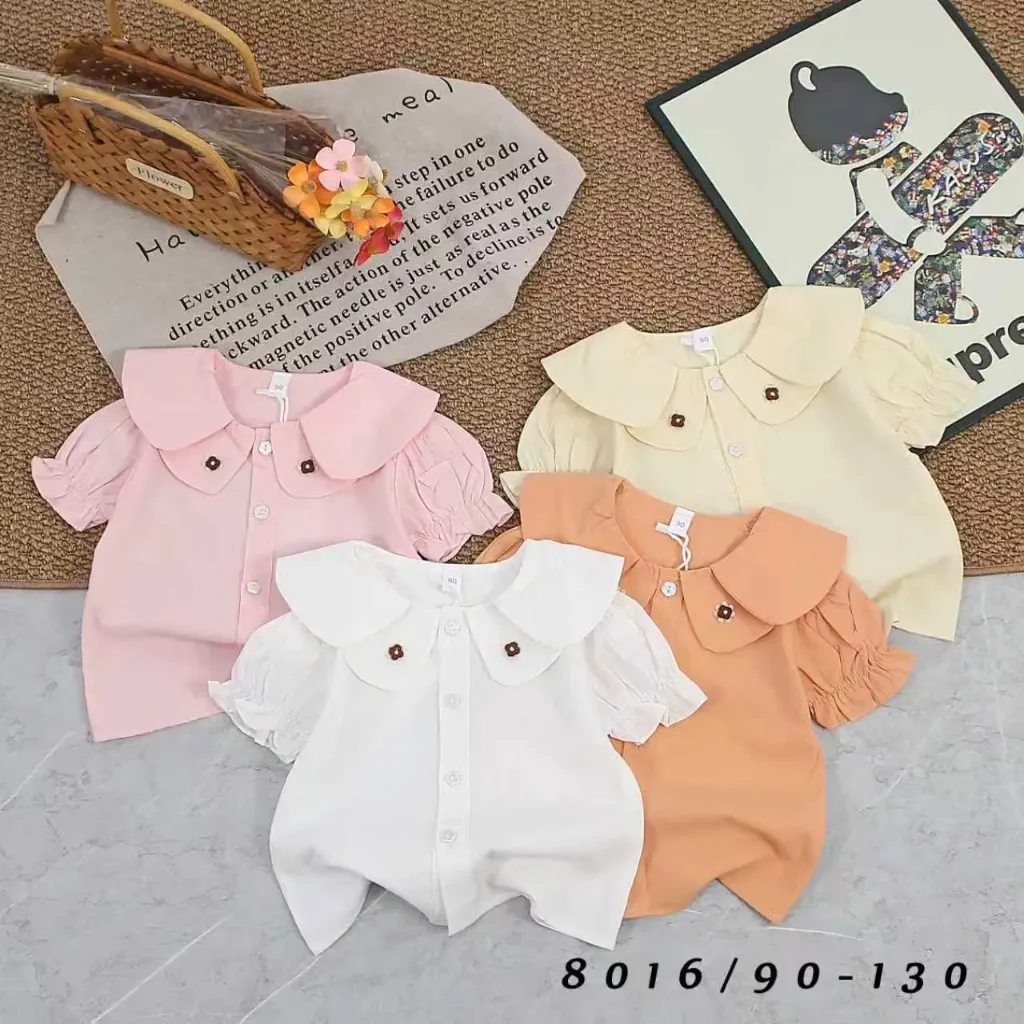 双层领二花衬衫