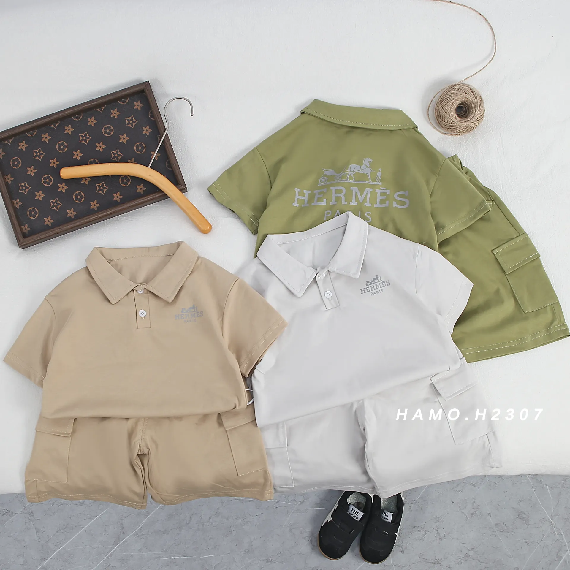 印HERMES二件套