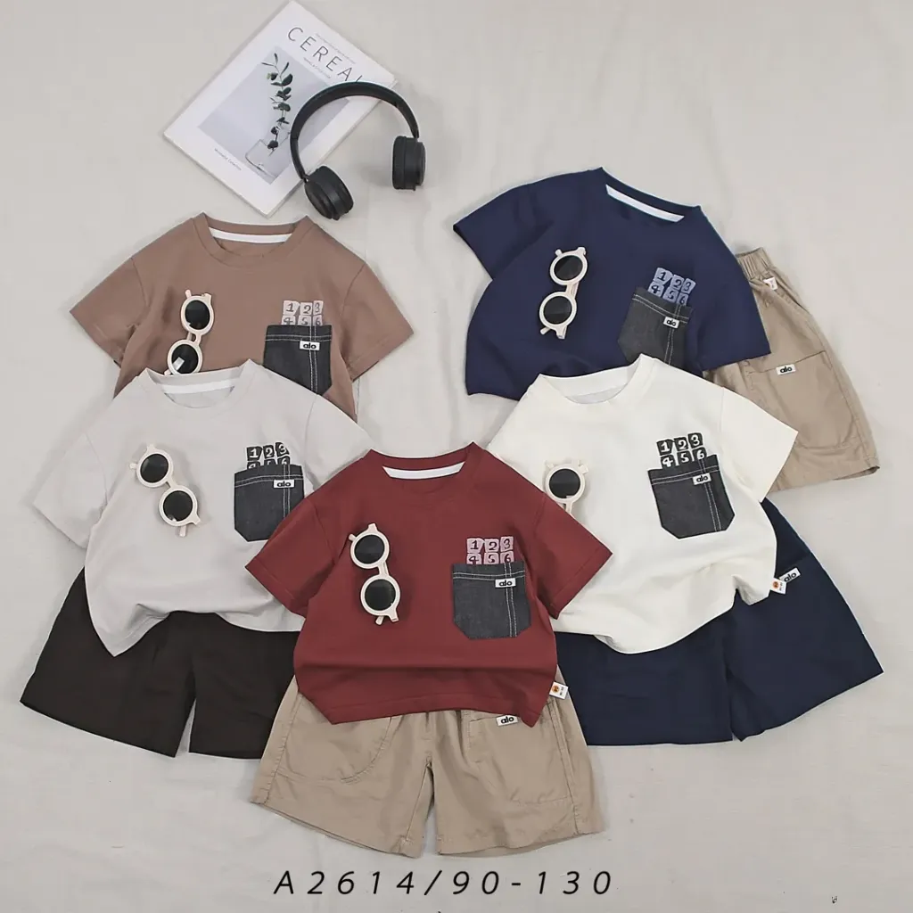 [260172614127] 123456alo短袖二件套 (白色)