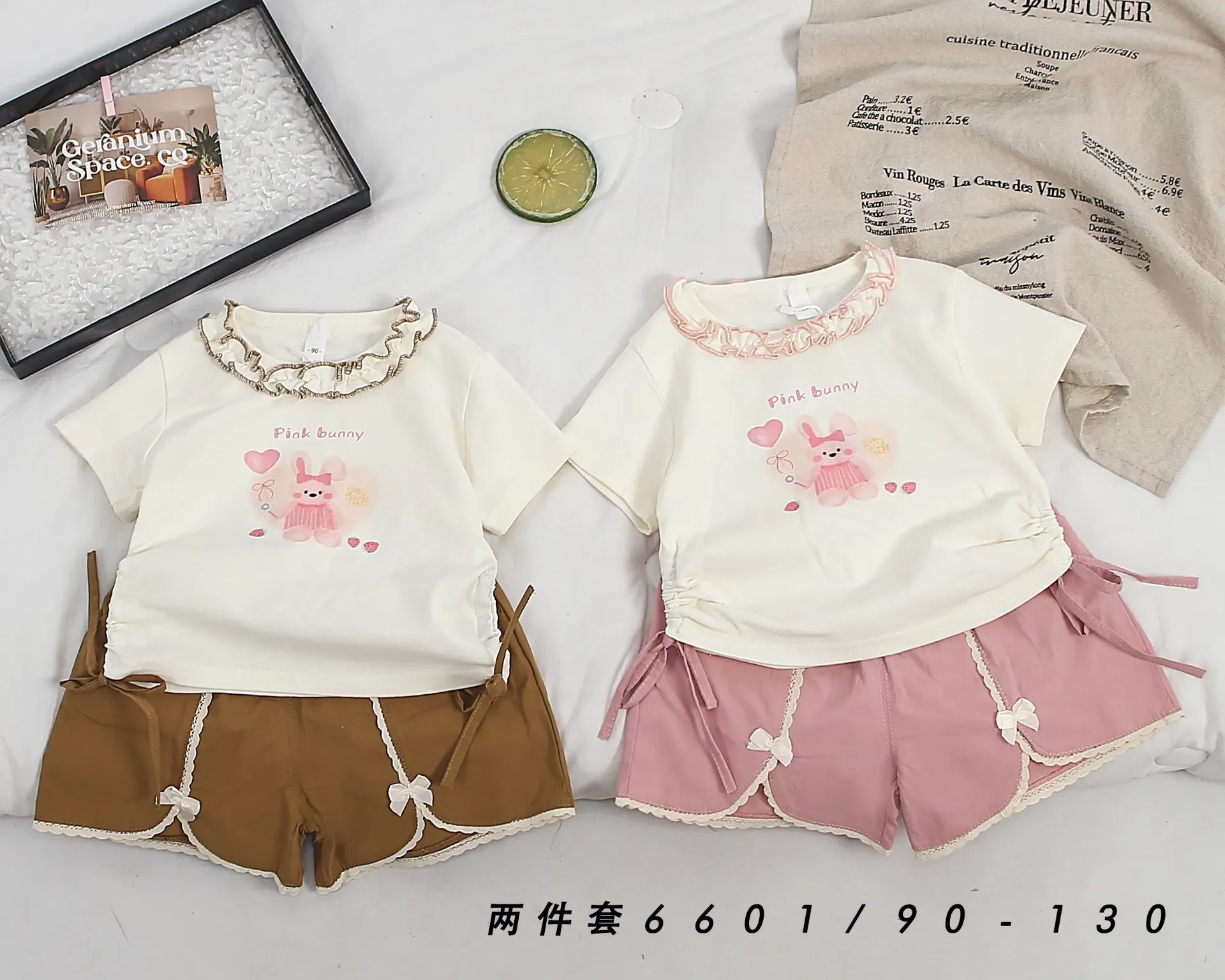 PinkBunny兔子短袖二件套