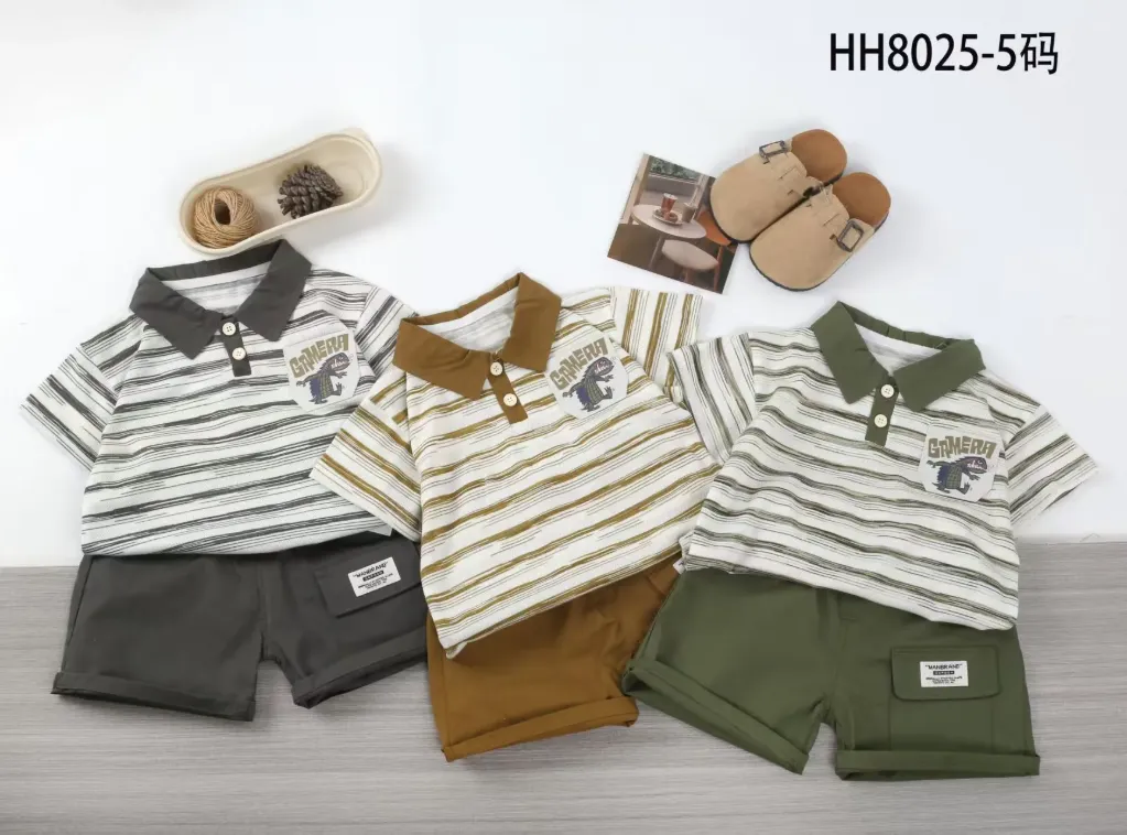 [260338025326] GAMERA怪兽标短袖polo衫二件套 (橘色)