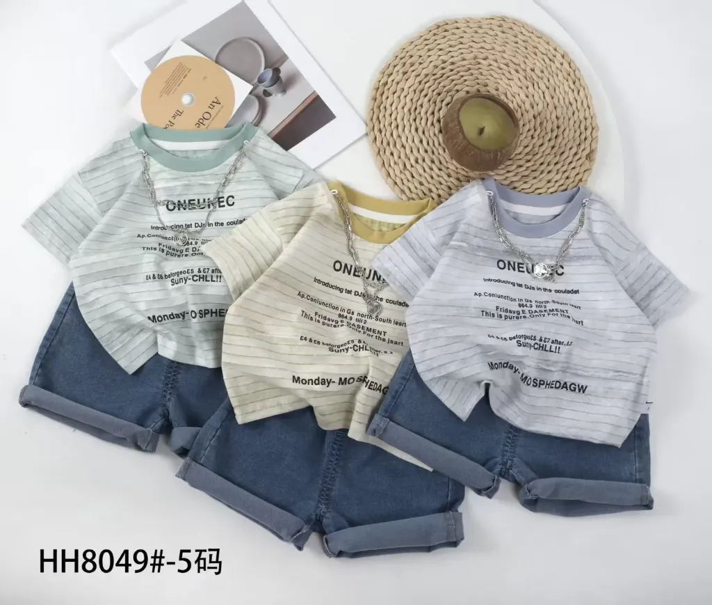 满印ONEUNEC短袖二件套