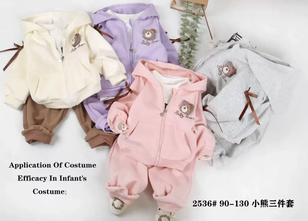 立体熊头三件套