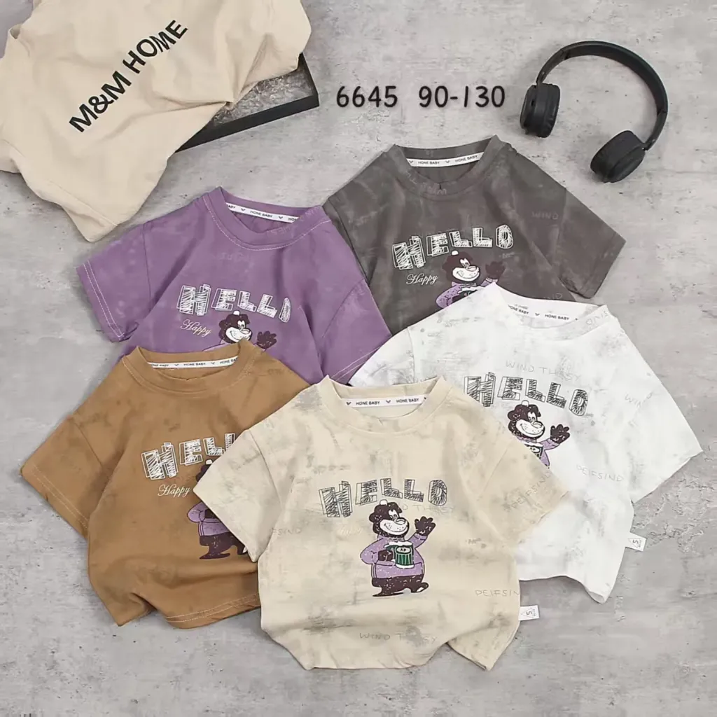 [250056645110] HELLO卡通短袖 (白色)