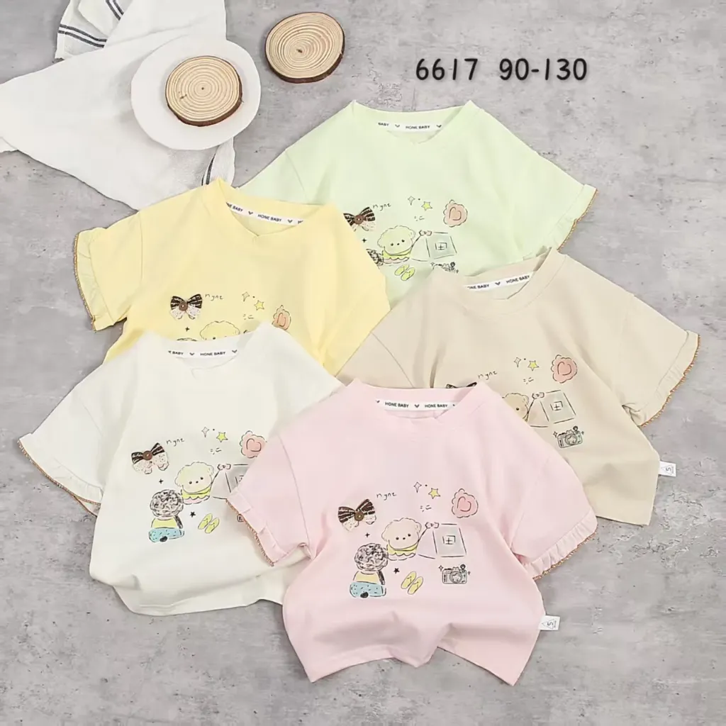 蝴蝶结小狗短袖