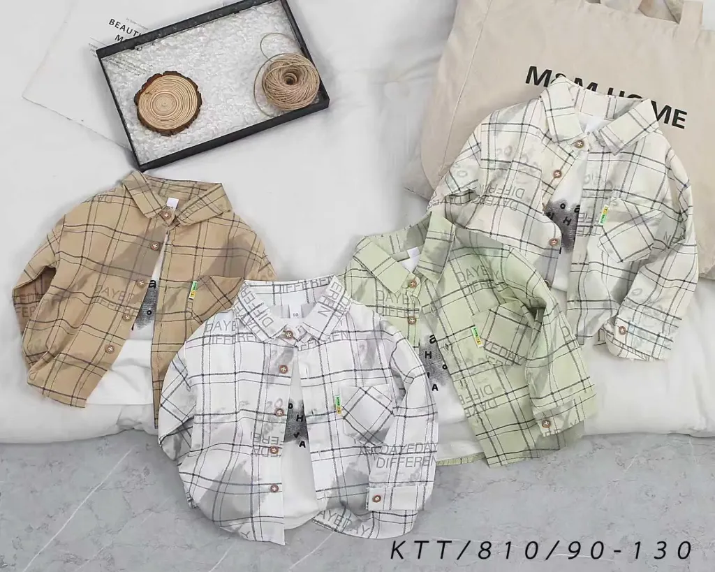 满印DAYEDA格子衬衫