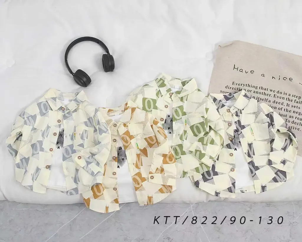 满印方块MNO衬衫